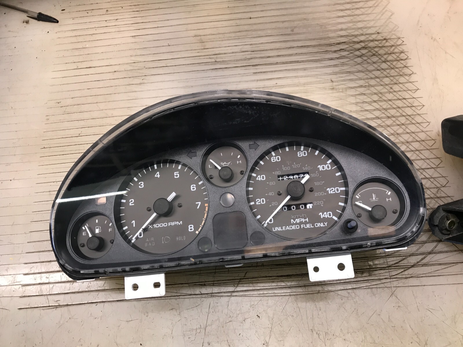 9497 Mazda Miata MX5 MX5 OEM Gauge Cluster 123672 Miles Dash