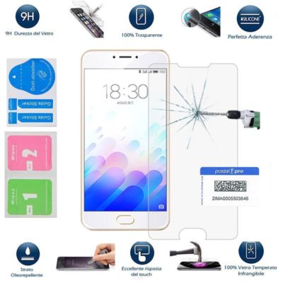 Pellicola Protettiva per Meizu Note 9 Protezione opaco Vetro Flessibile 9H dipos