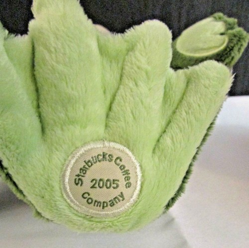 Starbucks Bearista 39a edición oso rana 10" peluche de peluche 2005 - Imagen 6 de 6