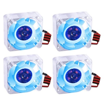 4pcs Fan for Raspberry Pi 4 Quiet Cooling Fan 40x40x10mm 4010 Fan DC 5V 3.3V ...