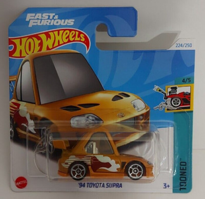 HOT WHEELS FAST & FURIOUS `94 TOYOTA SUPRA 224/250 TOONED 4/5 HTF27