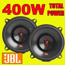 JBL 2-WAY 5.25 INCH 13cm SPEAKERS CAR/VAN DOOR/SHELF 400W TOTAL PAIR STAGE3527