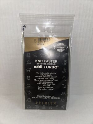 Addi TURBO Circular Knitting Needles 16'' Size US 3