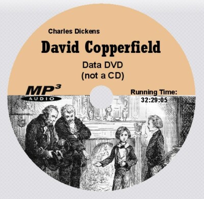 DAVID COPPERFIELD, Charles Dickens, Audio Book, MP3 Audio DVD