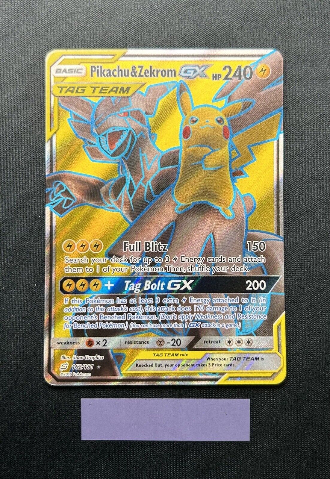 Pikachu e Zekrom-GX / Pikachu & Zekrom-GX (162/181), Busca de Cards