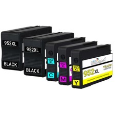 5PK Fits HP 952XL Ink for Officejet Pro 7740 8210 8216 8218 8710 8714 8715 8716