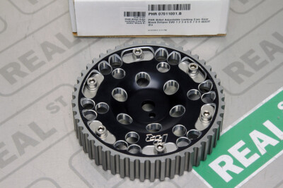 PHR Billet Adjustable Locking Cam Gear Black Eclipse EVO 1 2 3 4 5 6 7 8 9 4G63T