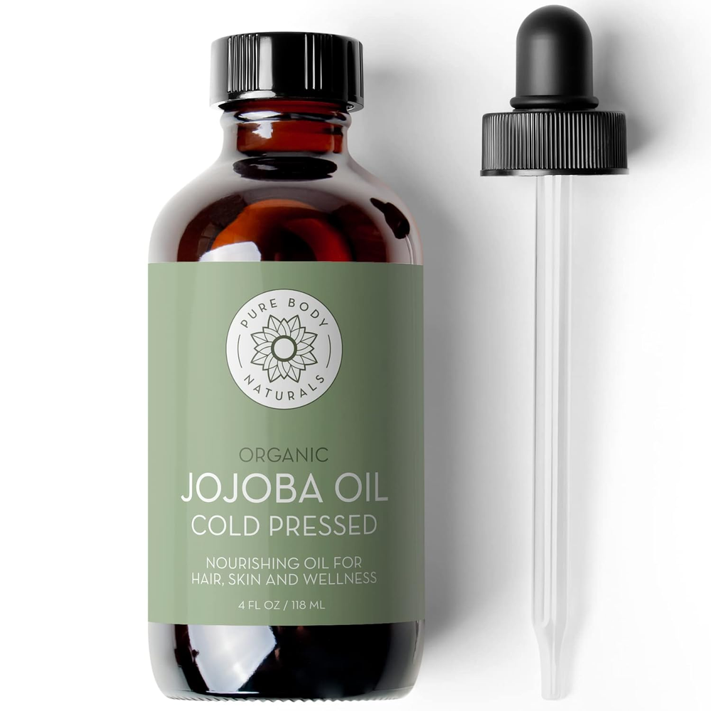 Organic Cold-Pressed Jojoba Oil 4oz - 100% Pure Natural Skincare
