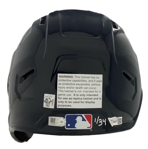 DAVID ORTIZ Autographed "HOF 22, 3x WS Champs" Batting Helmet FANATICS LE 34/34 - Picture 3 of 4