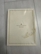 Vintage Victoria's Secret 2 THIGH HIGH Hosiery Sz M Ivory - New in Box