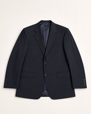 Canali Exclusive Super 150 s Navy Wool Suit Jacket 44 R US R/EU 54R made Italy