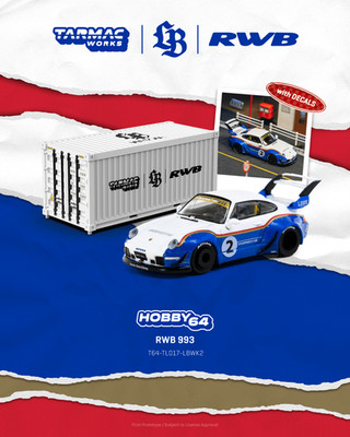 Tarmac Works 1/64 RWB 993 Liberty Walk with Container Display Box