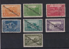 Albania Stamps on a Stockcard - Mostly Mint
