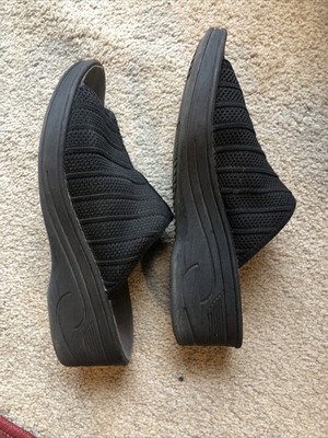 Solite By Easy street Super Lightweight Comfy Wedges Black 