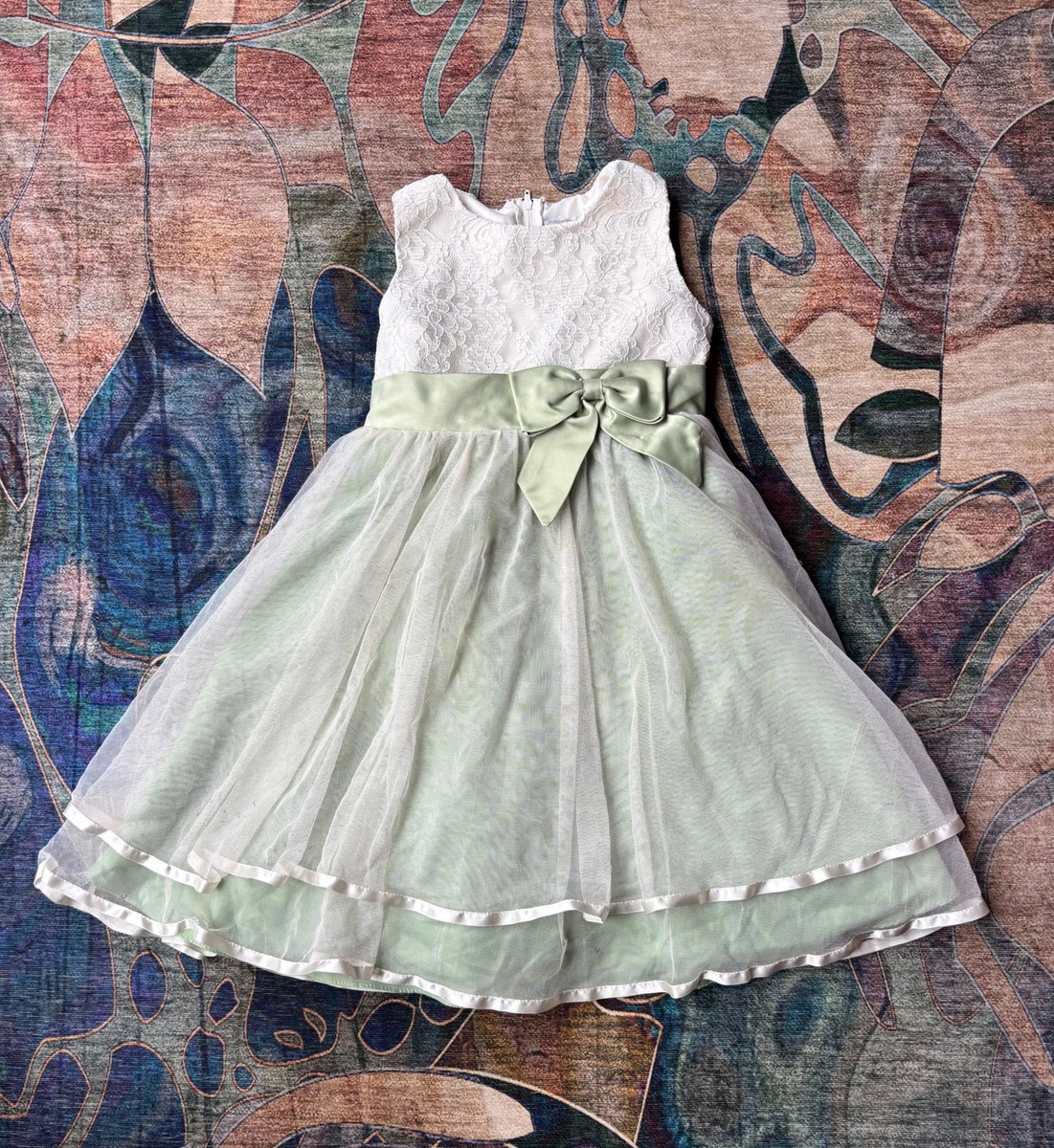 Rare Editions Party Green Dresses for Girls for sale | eBay
