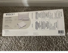Coop Home Goods Original Adjustable Pillow, Queen Size, Memory Foam New 2 Pillow