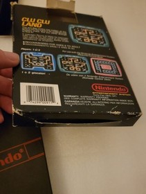 Clu Clu Land - Mattel Sticker - Nintendo NES -Hangtab  CIB 5 Screw