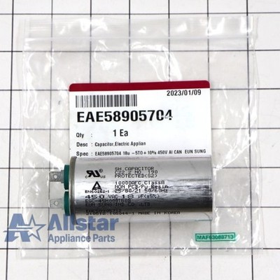 LG Refrigerator Run Capacitor EAE58905704