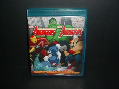 (EV864) 2012 Blu-Ray Marvel Avengers Earth's Mightiest Heroes Season 1 Complete