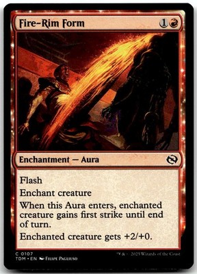 MTG Fire-Rim Form Tarkir: Dragonstorm TDM #107 common NM SET FILLER$