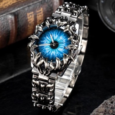 Gothic Claw Medieval Quartz Men's Watch Stainless Steel Luminous Waterproof NEW