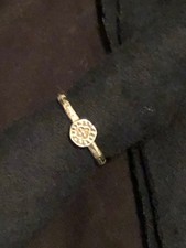 Sterling Silver Circle Ring Size 7