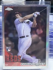 2010 Topps Chrome Chris Heisey #192 Refractor (RC) Reds
