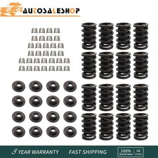 Valve Springs Kit Wsteel Retainers Hd Locks Fits For Chevrolet Sbc 327 350 400