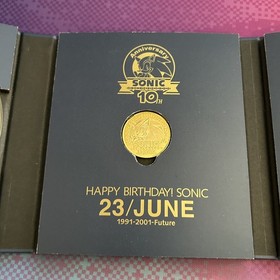 SEGA Sonic Adventure 2 10th Anniversary Birthday Pack CD Medal Box / No Game