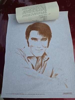 Vtg ARTEX HG 2019 2020 ELVIS BOXCAR ENTERPRISES Picture to paint (tri chem) 1978