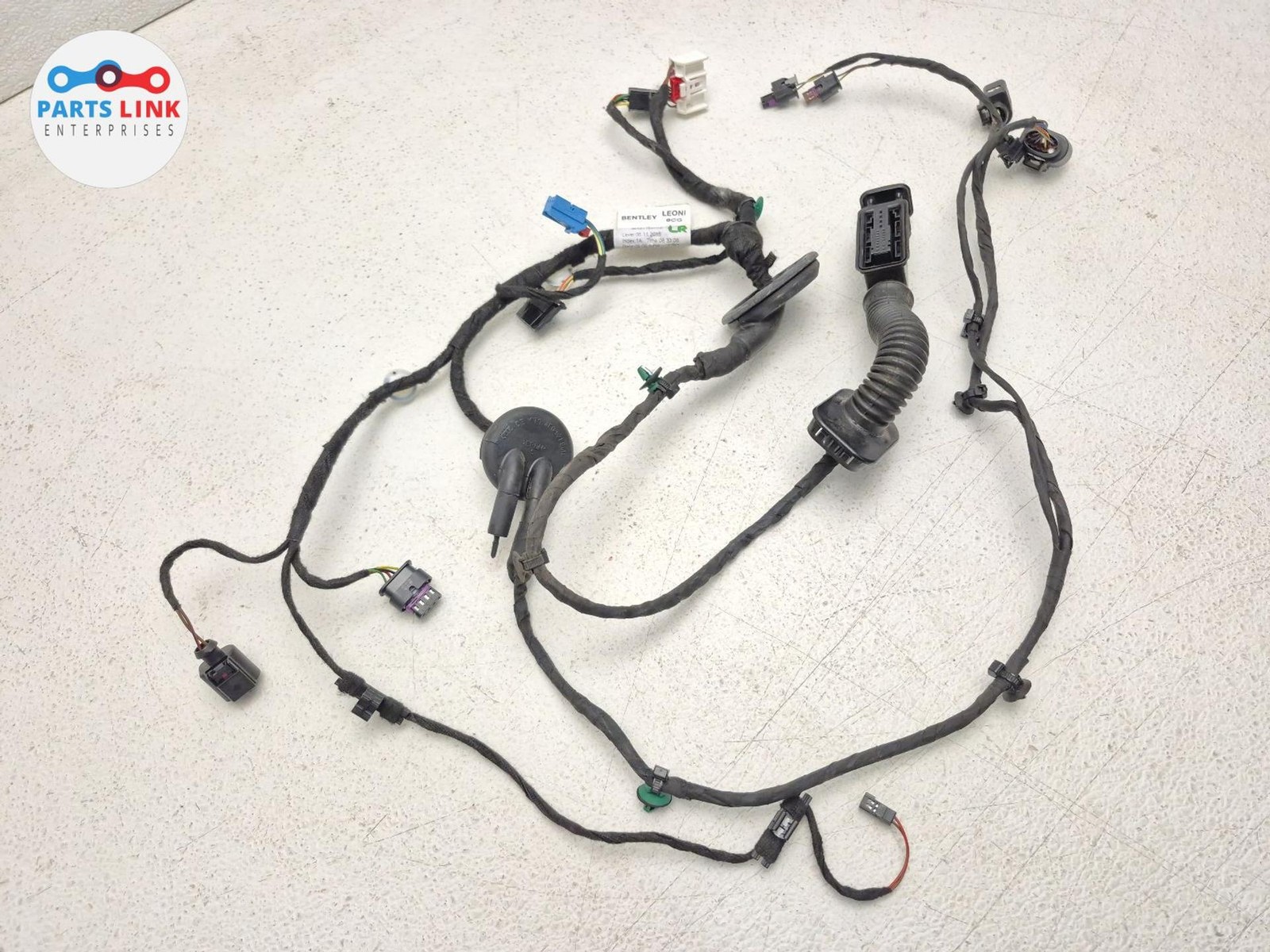 2016-20 BENTLEY BENTAYGA REAR LEFT DOOR HARNESS WIRING PLUGS LOOM CABLE LINE 636