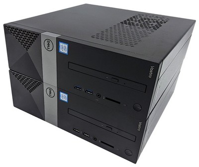 Lot of 2 Dell Vostro 3470 SFF Desktop Intel i3-9100 3.60GHz 8GB RAM No HDD No OS
