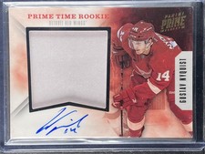 Nyquist, Gustav - 2012 Panini Prime - Rookie - Swatch/Autograph - 1/15