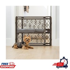 Versatile Pressure Mounted Pet Gate: Expandable 26-40" for Safe Indoor Spaces