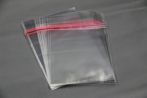 200 Schutzhüllen aus Folie mit Verschluss für DVD-Hüllen 14 mm, 152 mm X 203 mm - Afbeelding 2 van 5