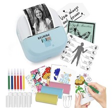 Portable Label Printer with Bluetooth 4.2 | 57mm Thermal Printer for Stickers