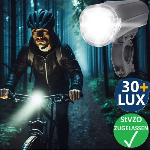 Fahrradlicht Fahrrad Beleuchtung LED StVZO LUX Fahrradlampe Scheinwerfer LED-208