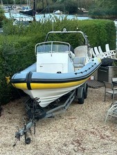RIB BOAT  7.5m with 2005 SUZUKI outboards 600hrs Extra wide Deep V