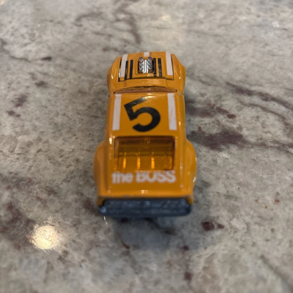 Matchbox Lesney MB44 Superfast Ford Boss Orange Mustang Rare Black Tampo Mint - Image 4 of 4