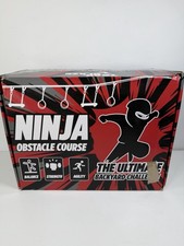 Ninja Backyard Obstacle Course Challenge Play Set with Hanging Rings