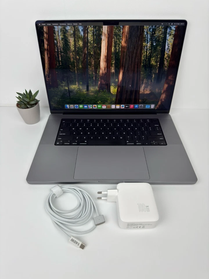 Apple MacBook Pro 16 (2021) M1 Pro - 16GB - 512GB - 145 Ladezyklen QWERTY d