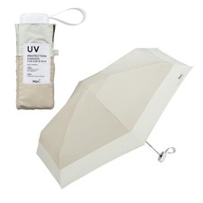 Wpc Folding UV Protection Parasol UPF50 Sun  Rain Beige 210 g Japan