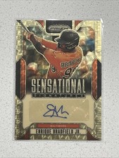2025 Prizm Sensational Signatures Enrique Bradfield Gold Vinyl 1/1 Auto #SS-EB