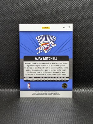 2024-25 Panini Revolution Rookie Ajay Mitchell Oklahoma City 