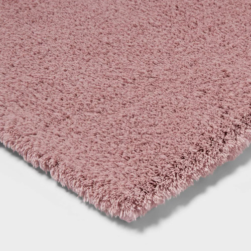 24"x60" Spa Plush Bath Rug Mauve - Threshold - Picture 3 of 5