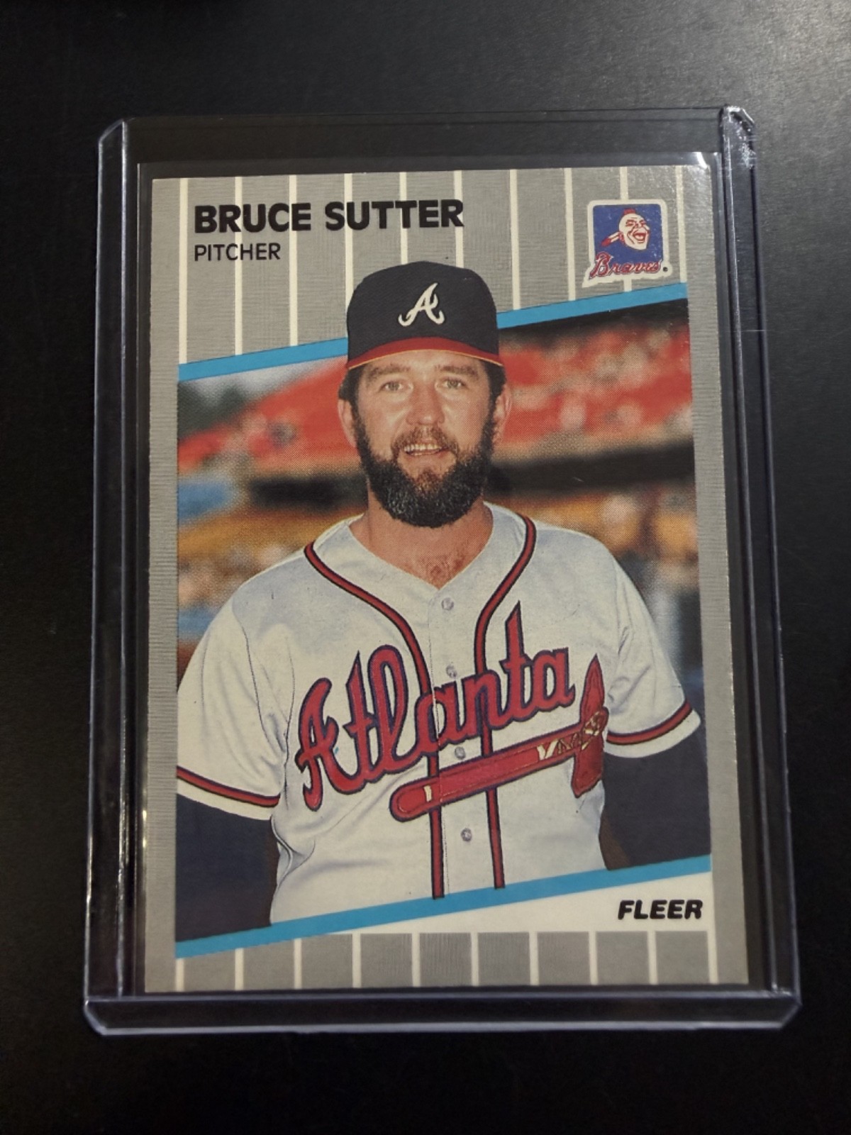 1989 Fleer #603 Bruce Sutter Atlanta Braves