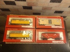 Lot Of 7 Mantua Train Cars All In Boxes Great Condition M.K.T. Gondola Passenger