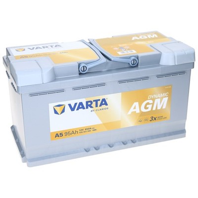 Varta A5 12V 95Ah AGM Autobatterie Starterbatterie Silver Dynamic AGM G14