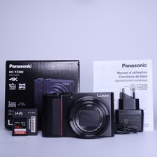 Panasonic LUMIX DC-TZ200 TZ202 Digital Camera Leica Lens, Boxed - Refurbished