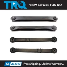 TRQ 4pc Rear Upper & Lower Control Arm Kit LH RH Sides for Yukon Tahoe Escalade